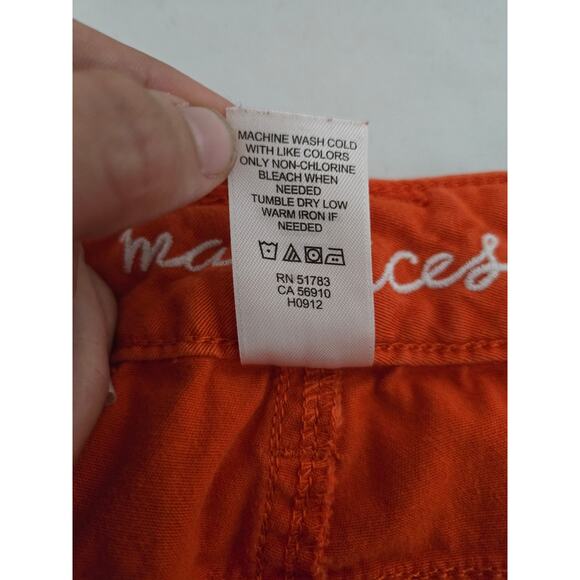Maurices size 9/10 women's orange jeggings - Picture 6 of 9